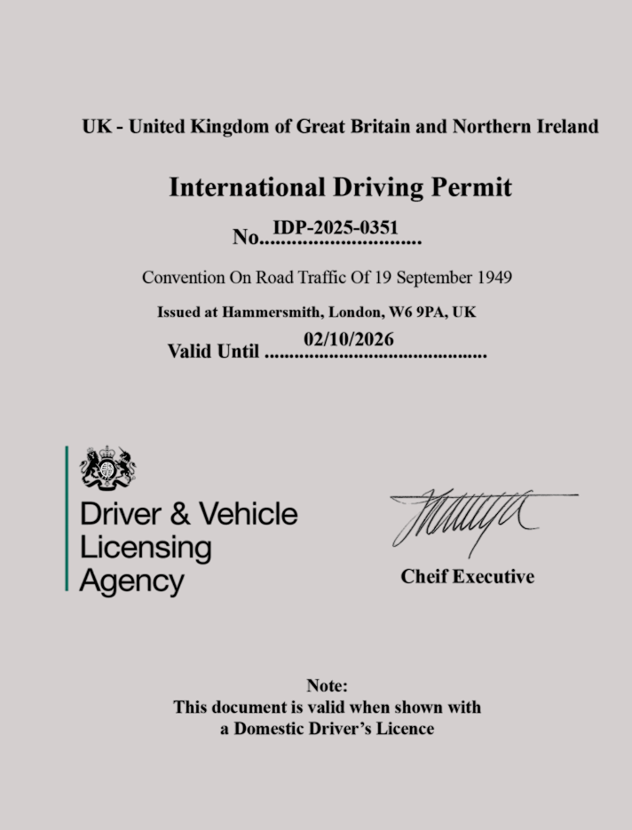 international driving permit